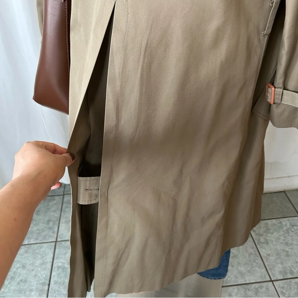 Vintage 1970s Forecaster of Boston Trench Coat size 13/14. - Picture 12 of 16